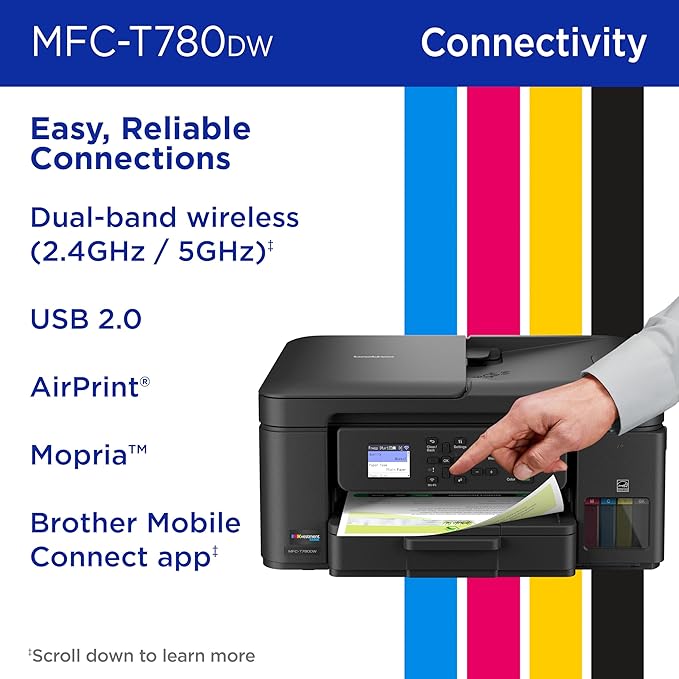 Brother INKvestment Tank 780 Wireless Color Inkjet All-in-One Printer - Image 7
