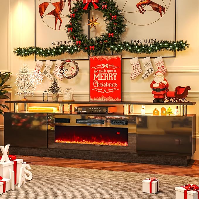 oneinmil Fireplace TV Stand by oneinmil