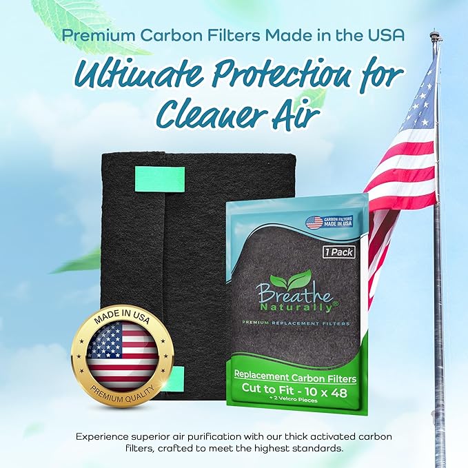 Breathe Naturally Universal Cut To Fit Carbon Activated Air Filter - Image 2