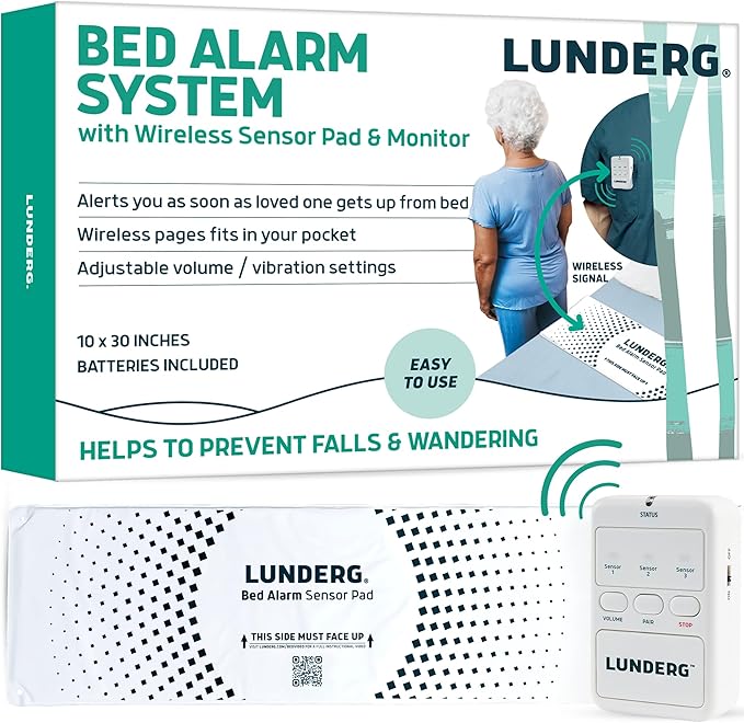 Lunderg Bed Alarm for Elderly Adults by LUNDERG