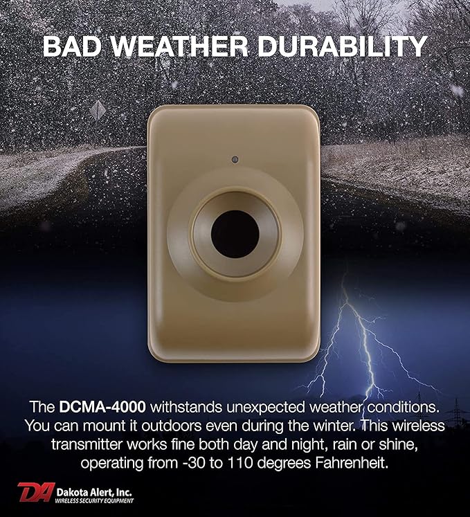 Dakota Alert Long Range Wireless Driveway Motion Detector - Image 5