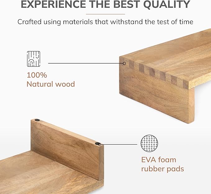 Anji Mountain Wooden Monitor Stand - Image 2