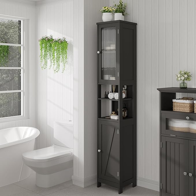 ChooChoo Tall Bathroom Storage Cabinet - Image 2