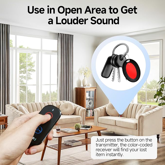 JTD Key Finder Locator with Sound, Remote Finder - Image 4