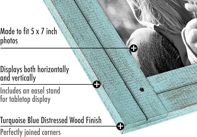 Americanflat Hinged 5x7 Double Picture Frame - Image 4