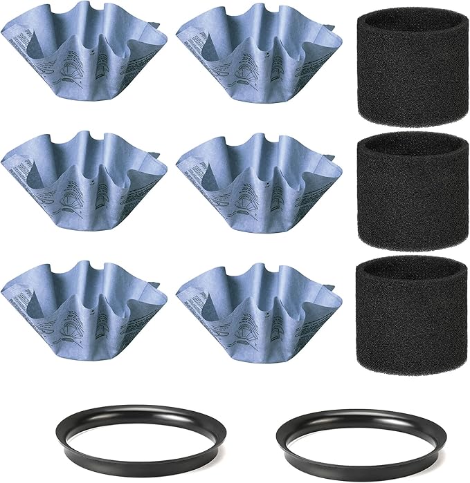 Shop-Vac 90107 Paper Disc Filter and 90585 Foam Sleeve Filter, by Shop-Vac