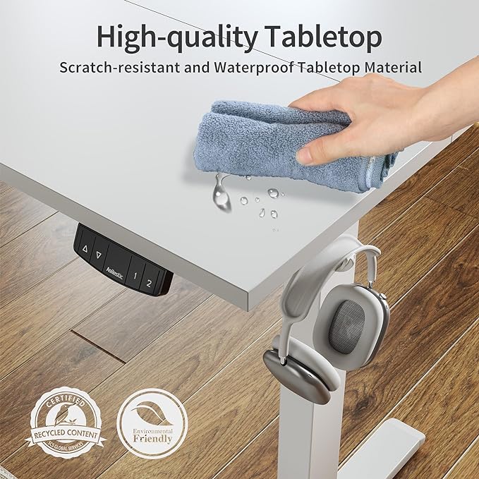 Agilestic Electric Standing Desk, 48 x 24 Inches Height Adjustable Desk - Image 5