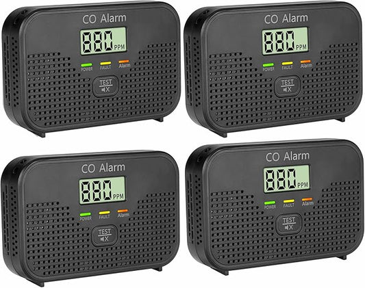 Carbon Monoxide Detector Powered by AA Battery, CO Monitoring Alarm by Unknown