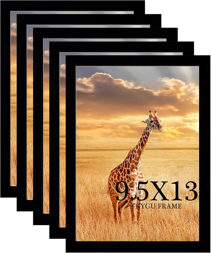 TKYGU 9.5 x13 Picture Frame Set of 5, Horizontal and Vertical Formats by TKYGU