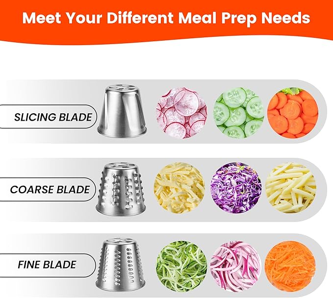 Stainless Steel Slicer Shredder Attachment - Image 2
