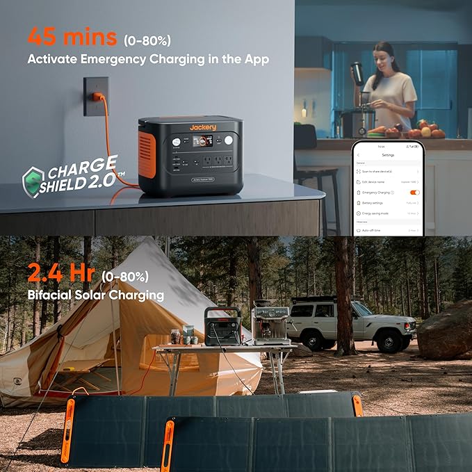 Jackery Explorer 1000 v2 Portable Power Station, 1070Wh LiFePO4 Battery - Image 5