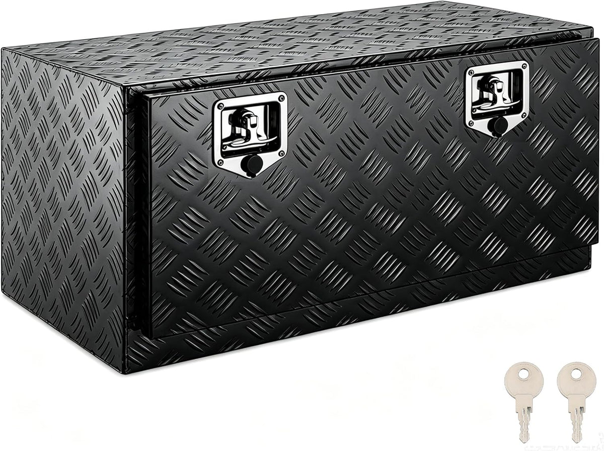 30 inch full weld aluminum underbody tool box, main product view