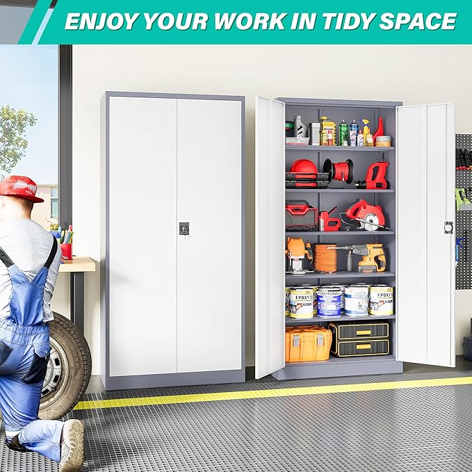 Wide & Deep Metal Storage Cabinet - Image 3
