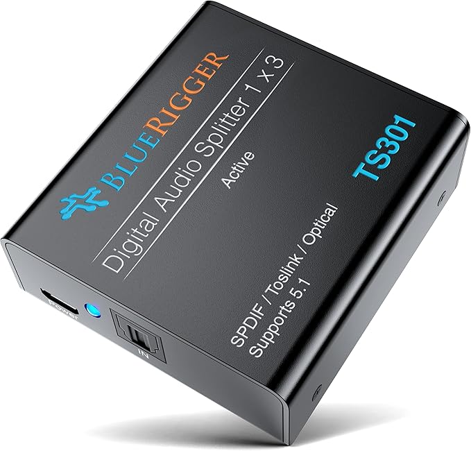 BlueRigger Digital Optical Audio Splitter by BlueRigger