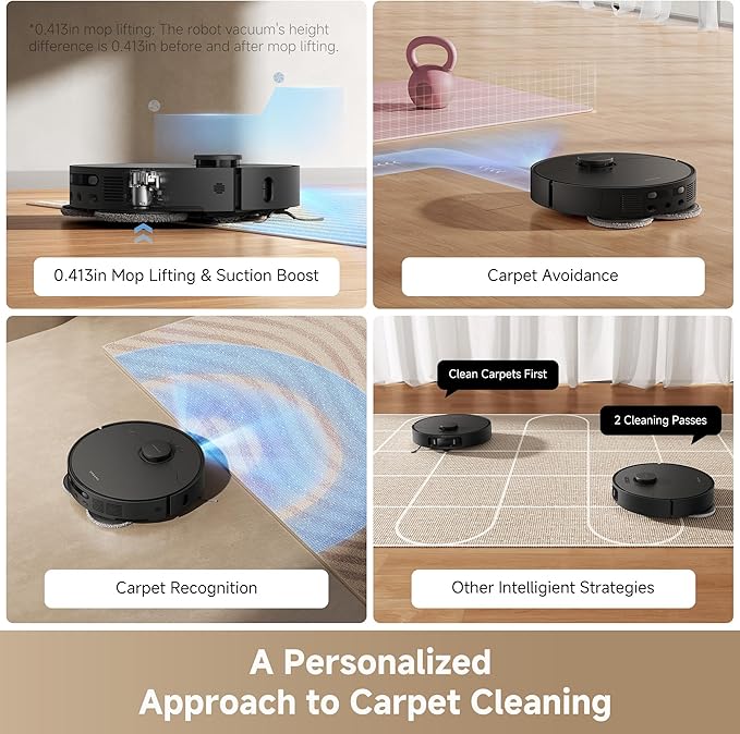 DREAME L40s Ultra AE Robot Vacuum and Mop Combo, 000Pa Suction, Self Emptying - Image 8