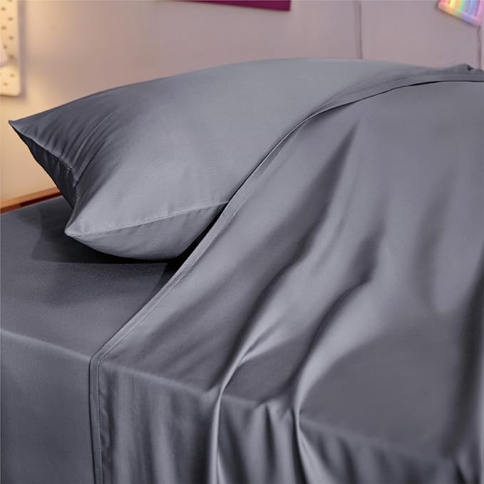 Bedsure Twin XL Sheet Set Dorm Bedding, Cooling Sheets Twin Extra Long Sheets - Image 4