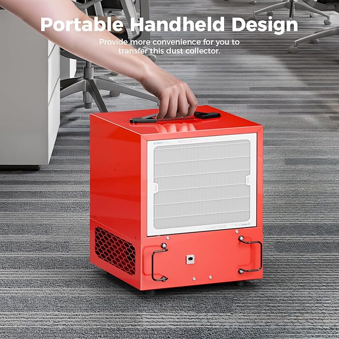 ALORAIR Portable Air Filtration System Built-In Ionizer, 180° Air Intake - Image 7