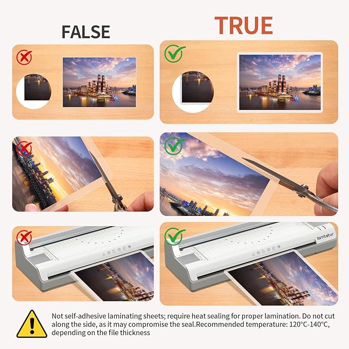 Lamtetur Anti-Static Thermal Laminating Pouches 9x11.5 Inches, Holds 8.5 x 11 - Image 5