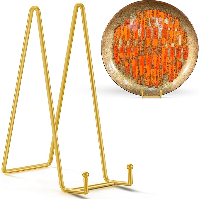 TR-LIFE 16 Inch Gold Metal Plate Stand by TR-LIFE