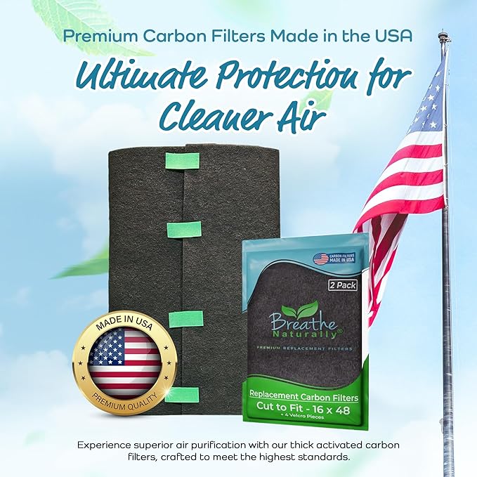 Breathe Naturally Universal Cut To Fit Activated Carbon Air Filter - Image 2