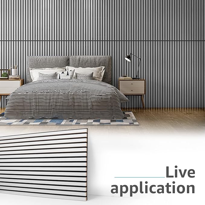 Art3d 4 Wood Slat Acoustic Panels - Image 5