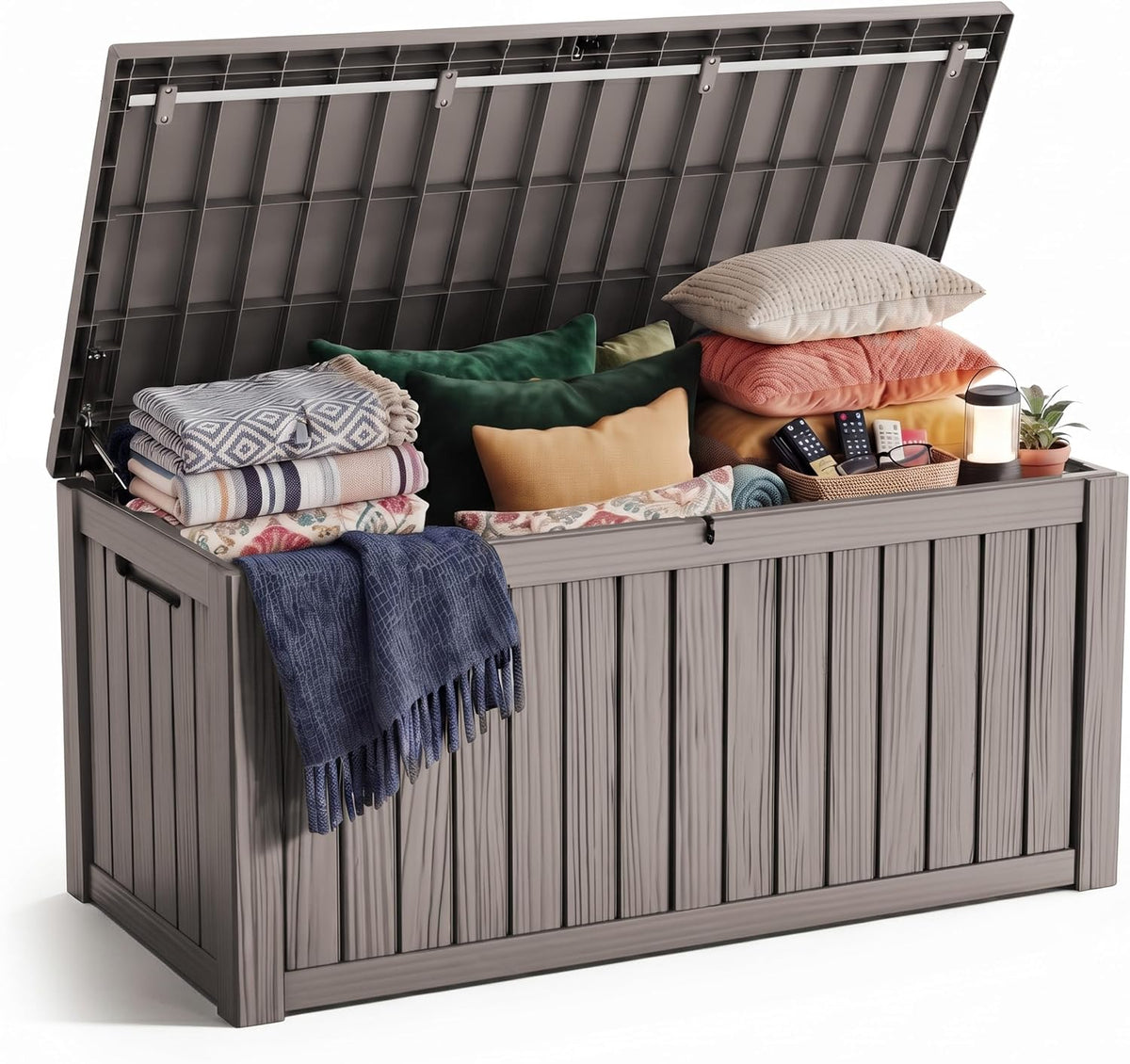 patiozen 200 gallon deck box lockable waterproof uv, main product view