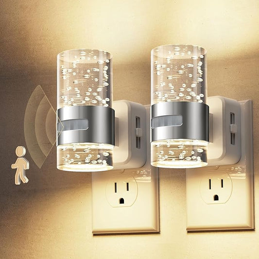 L LOHAS LED Motion Sensor Night Light, Dimmable Night Lights Plug into Wall by LLOHASLED