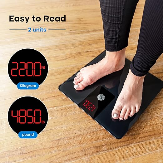 GE Bathroom Scale for Body Weight, Digital Weight Scales 500lb Heavy Duty - Image 4