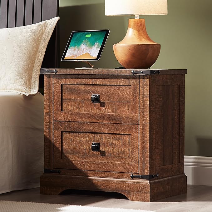 T4TREAM 24" Farmhouse Nightstand - Image 3