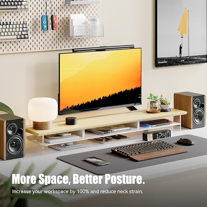FENSULN Dual‑Tier Monitor Stand - Image 3