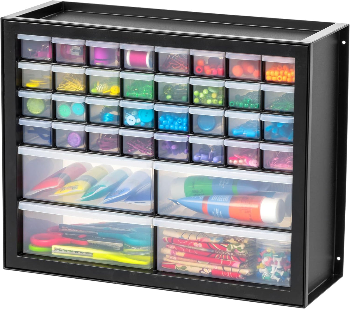 iris usa 36-drawer storage cabinet, garage tool screws, main product view