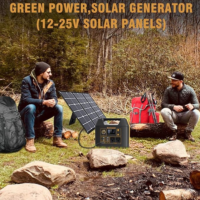Enginstar Solar Generator, 296Wh Portable Power Station, 110V Pure Sine Wave - Image 10