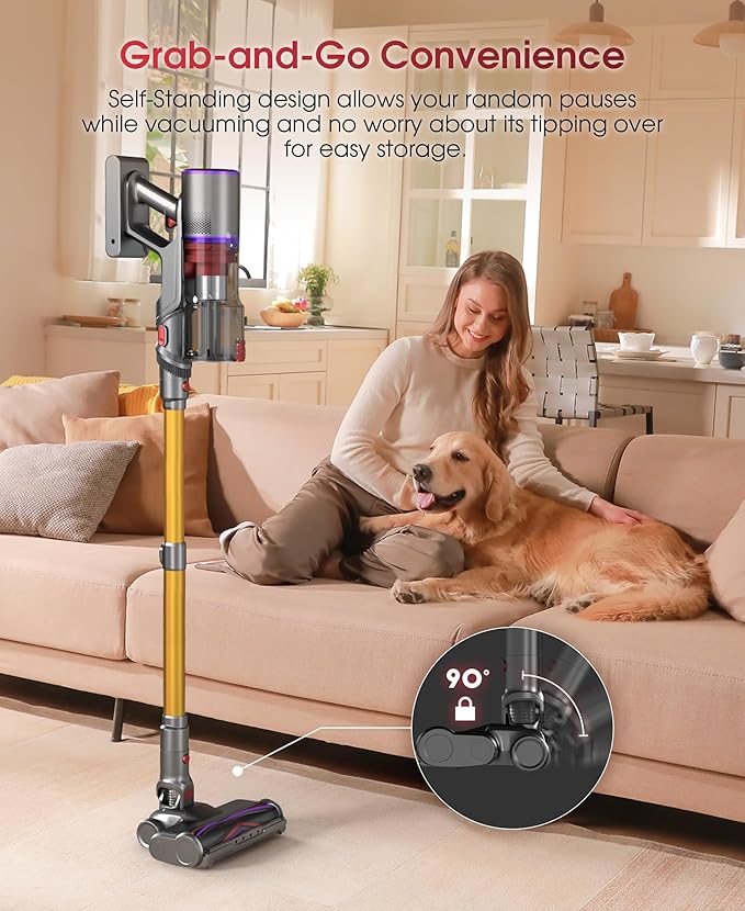 UNINELL HOME Cordless Vacuum Cleaner, 50000Pa 580W 70Mins Vacuum Cleaners - Image 6