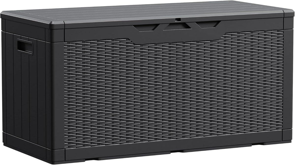 devoko 100 gallon waterproof deck box, resin large, main product view