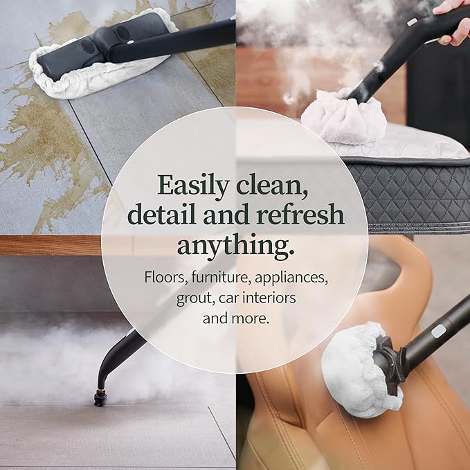 Dupray Neat Steam Cleaner, Grout & Upholstery, Chemical-Free Cleaning, Long Run - Image 4