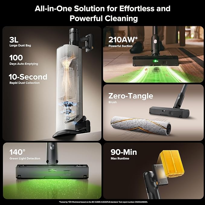 roborock H60 Hub Ultra Cordless Vacuum Cleaner - Image 9