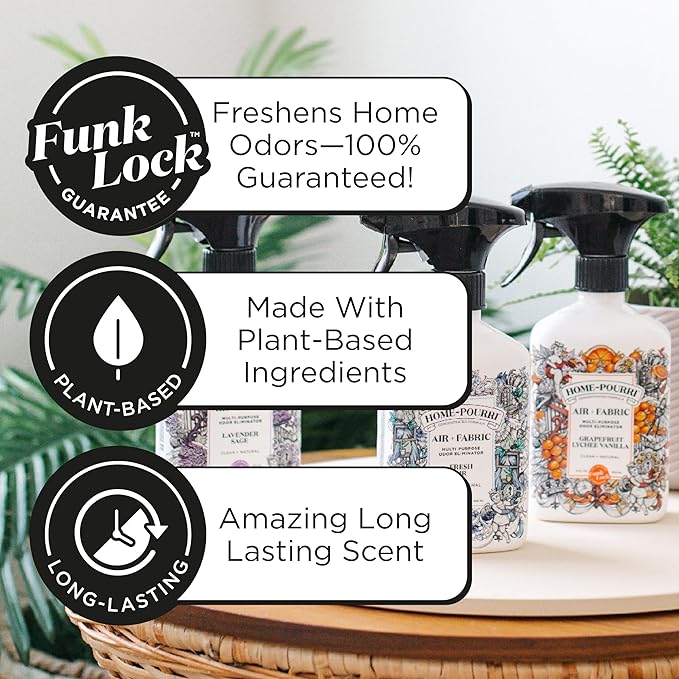 Home-Pourri Air + Fabric Multi-Purpose Odor Freshener Spray, Tropical Air - Image 4