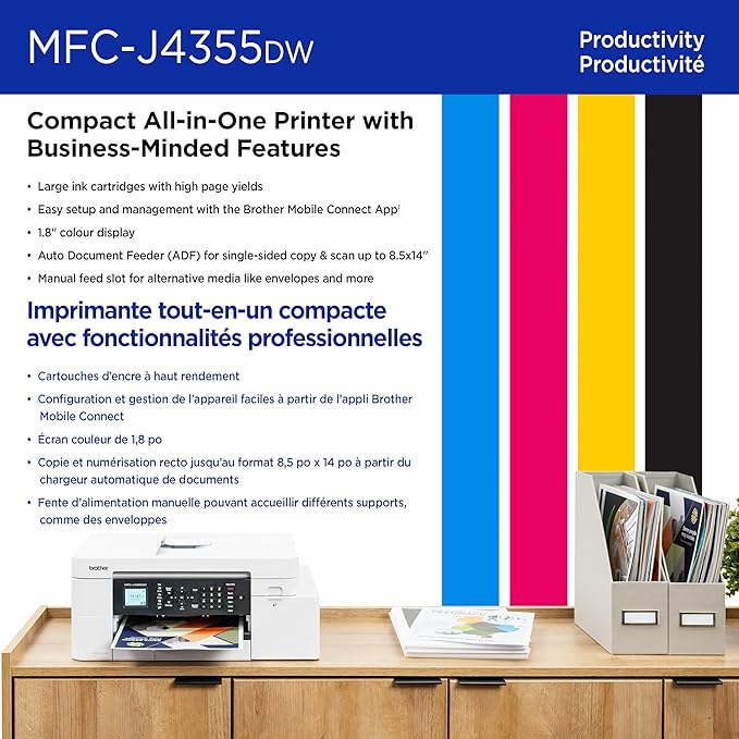 Brother INKvestment 4355 Wireless Color Inkjet All-in-One Printer - Image 5