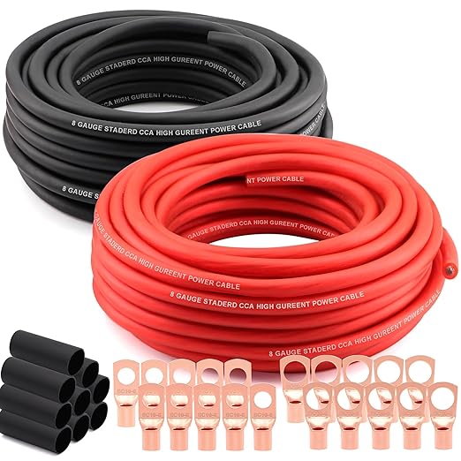 8 Gauge Wire Copper Clad Aluminum CCA by Tuijodaix