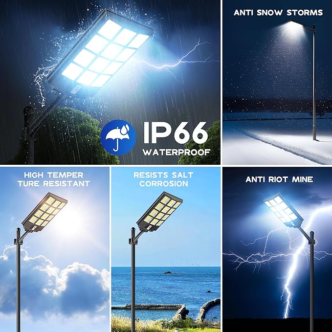 Solar Lights Outdoor Waterproof, 8000W Solar Street Light - Image 4