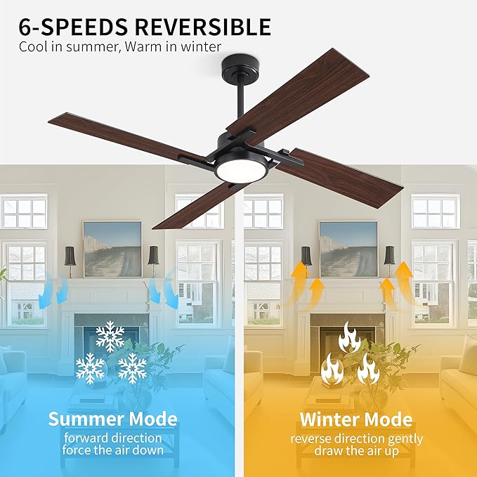 WINGBO 54 Inch Ceiling Fan - Image 6