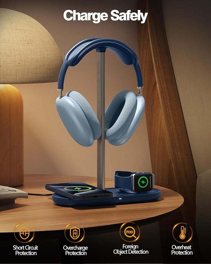 HiWe 3-in-1 Headphone Stand - Image 4