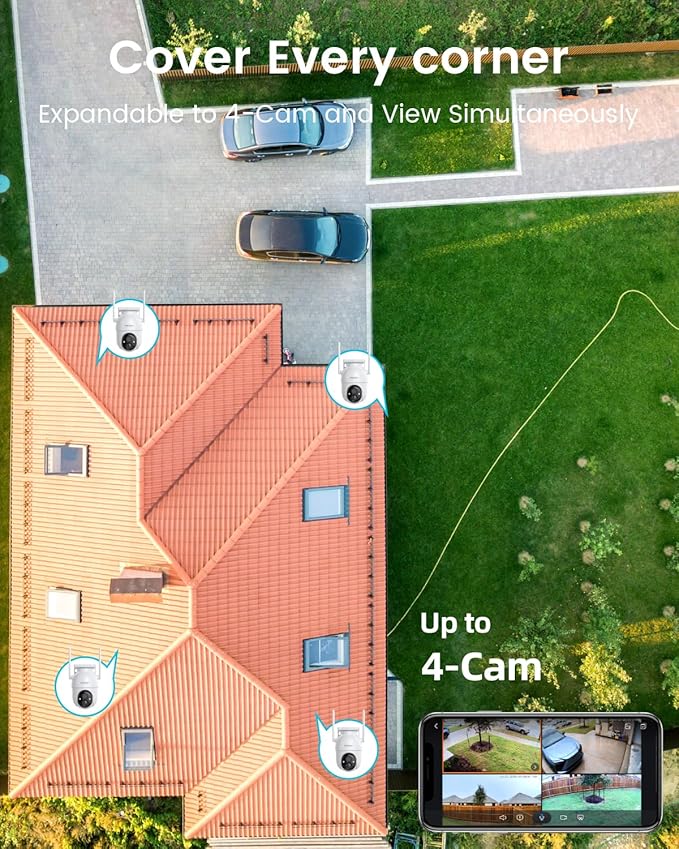 Armorcope Security Cameras Outdoor Wireless, 4 Cam-Kit, No Subscription - Image 9