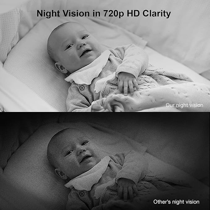 VTech VM818HD Baby Monitor, Night Light, 110-degree Wide-Angle True-Color - Image 7