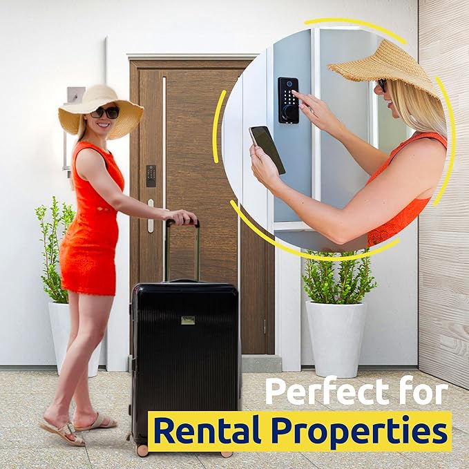 LOCKSTAR® Smart Door Lock • Keyless Entry Deadbolt Door Lock • Multiple Entry - Image 5