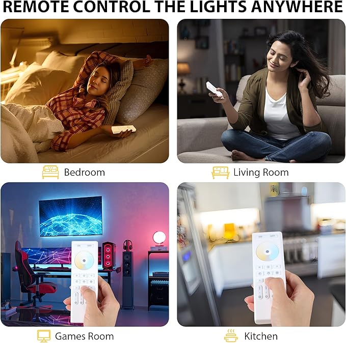 XXK 4-Zone 2.4G Wireless RF Remote Control, 99ft 360 Control, 4 Channel Group - Image 4