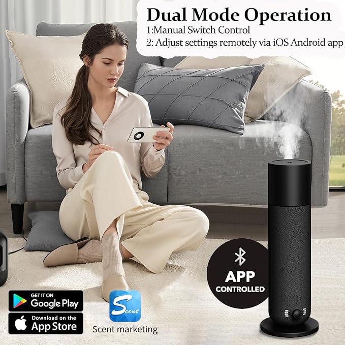 Smart Waterless Essential Oil Diffuser, Scent Air Machine - Image 3