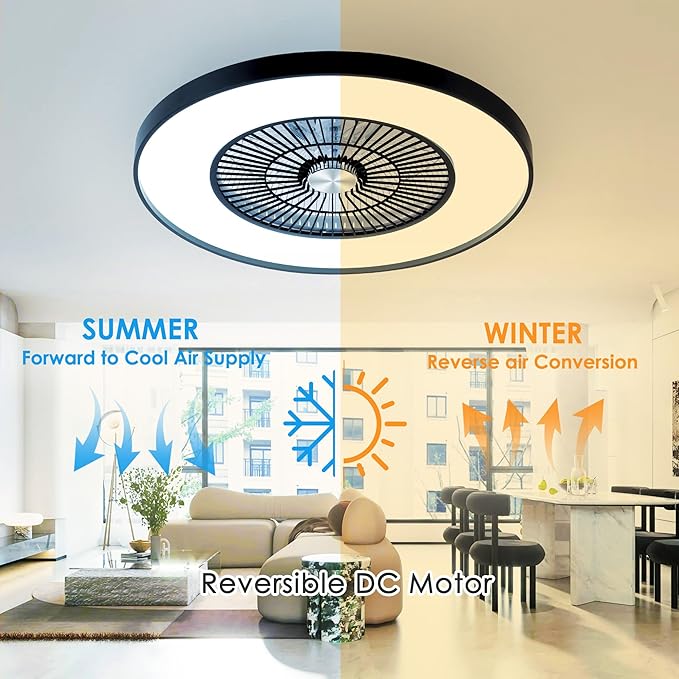 HUMHOLD 24" Bladeless Ceiling Fans - Image 4