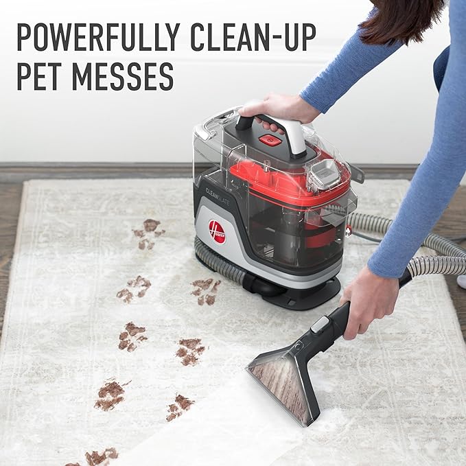 Hoover CleanSlate Plus Portable Carpet + Upholstery Spot Cleaner Machine - Image 3