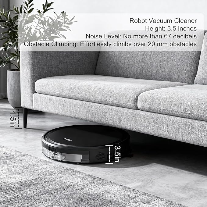 FGID Robot Vacuum and Mop Combo, 2 in 1 Mopping Robotic Vacuum Cleaner w - Image 8